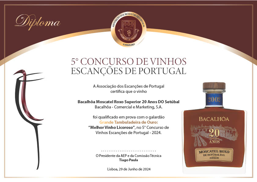 Bacalhôa Group Shines at the 5th Portuguese Sommeliers Wine Competition